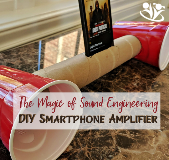 his project is sure to get your kids excited about sound engineering. With just a few household items, they can make an amplifier for a smartphone that really works. #kidsactivities #STEAM #science4kids #kidminds