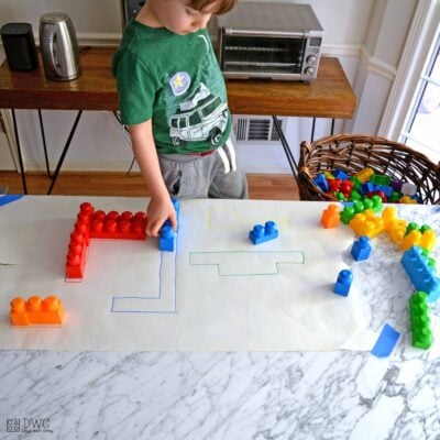 Hands-on preschool math activity