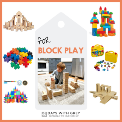 Block toys for kids featuring wooden blocks, plastic blocks, and Legos