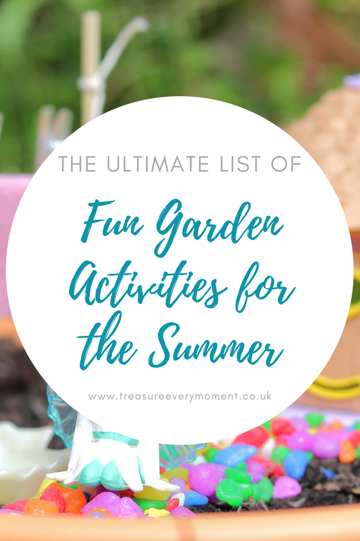 CHILDREN: The Ultimate List of Fun Garden Activities to do this Summer
