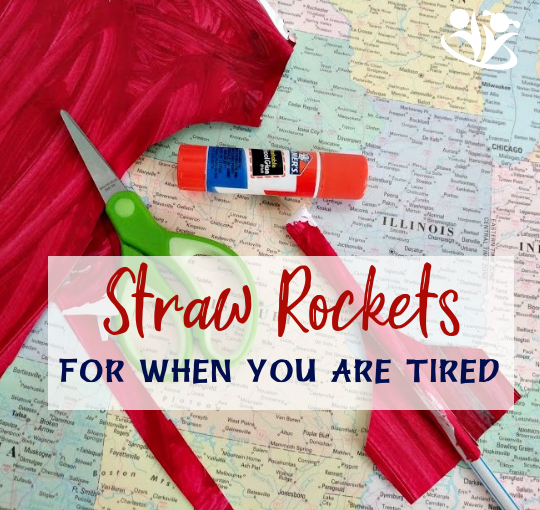 Straw #rockets for kids is a simple play idea that involves #science and #math