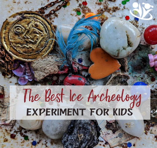 Fun Ice Archeology experiment to see what kinds of things preserve well in ice and what happens to them when they are defrosted. #kidsactivities #STEM #winteractivities #icescience