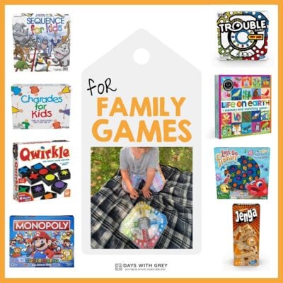 Board games with kids featuring eight family games to play.
