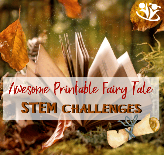 These Fairy Tales #STEM challenges are fun any time, but they are especially good after reading fairy tales. #kidsactivities #STEM #science4kids #laughingkidslearn #kidminds #fairytales #sciencechallenge