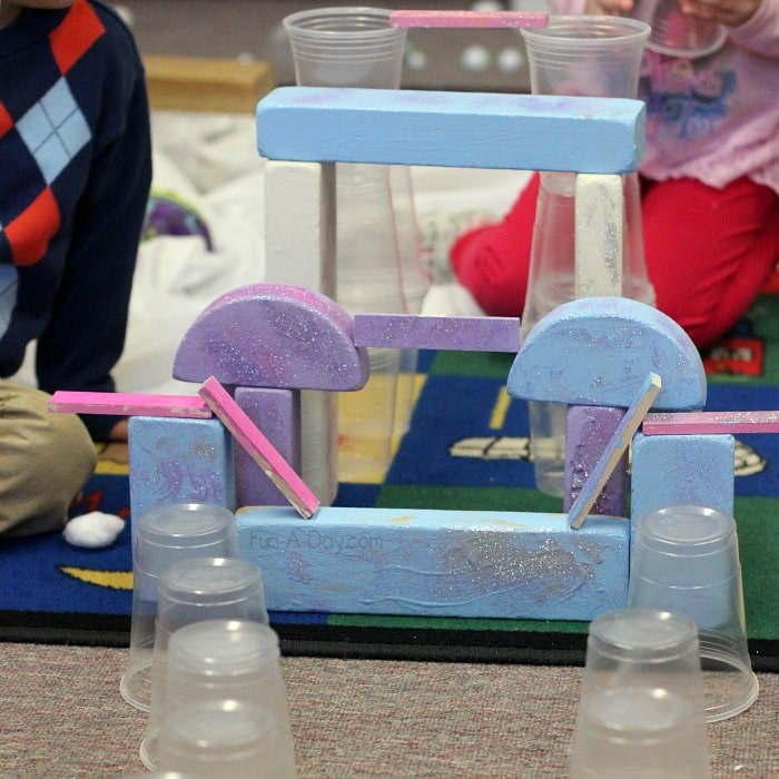DIY Frozen-inspired building activities for preschoolers