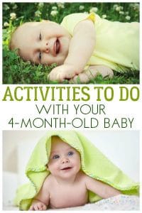 Activities to do with your 4-month-old baby