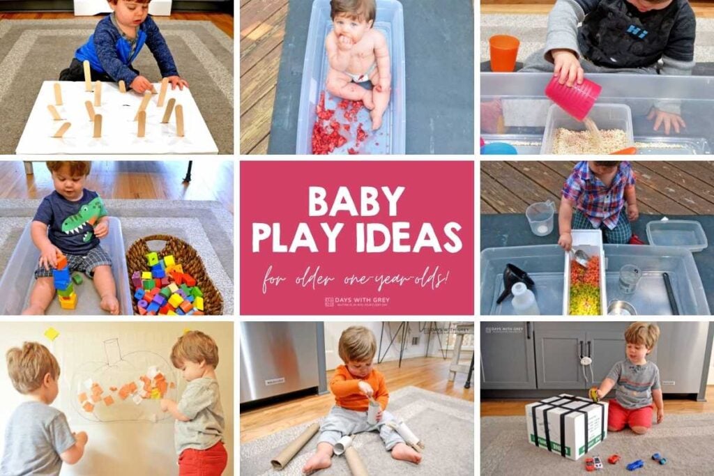 baby play ideas in text