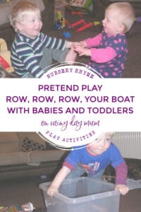Row Row Row Your Boat Nursery Rhyme Imaginative Play for Babies and Toddlers
