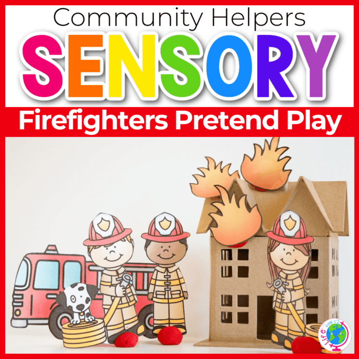 community helpers firefighter sensory play dough pretend play printable