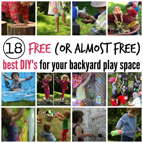 best diys for a backyard play space