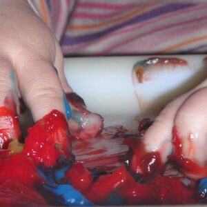 Simple Process Sensory Art Activity for Toddlers and Babies