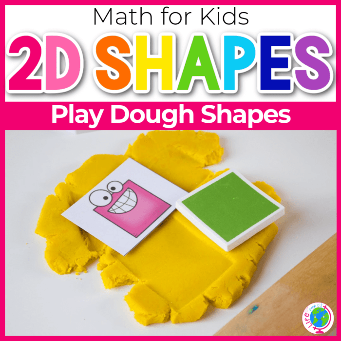 2D shapes play shape activity matching game