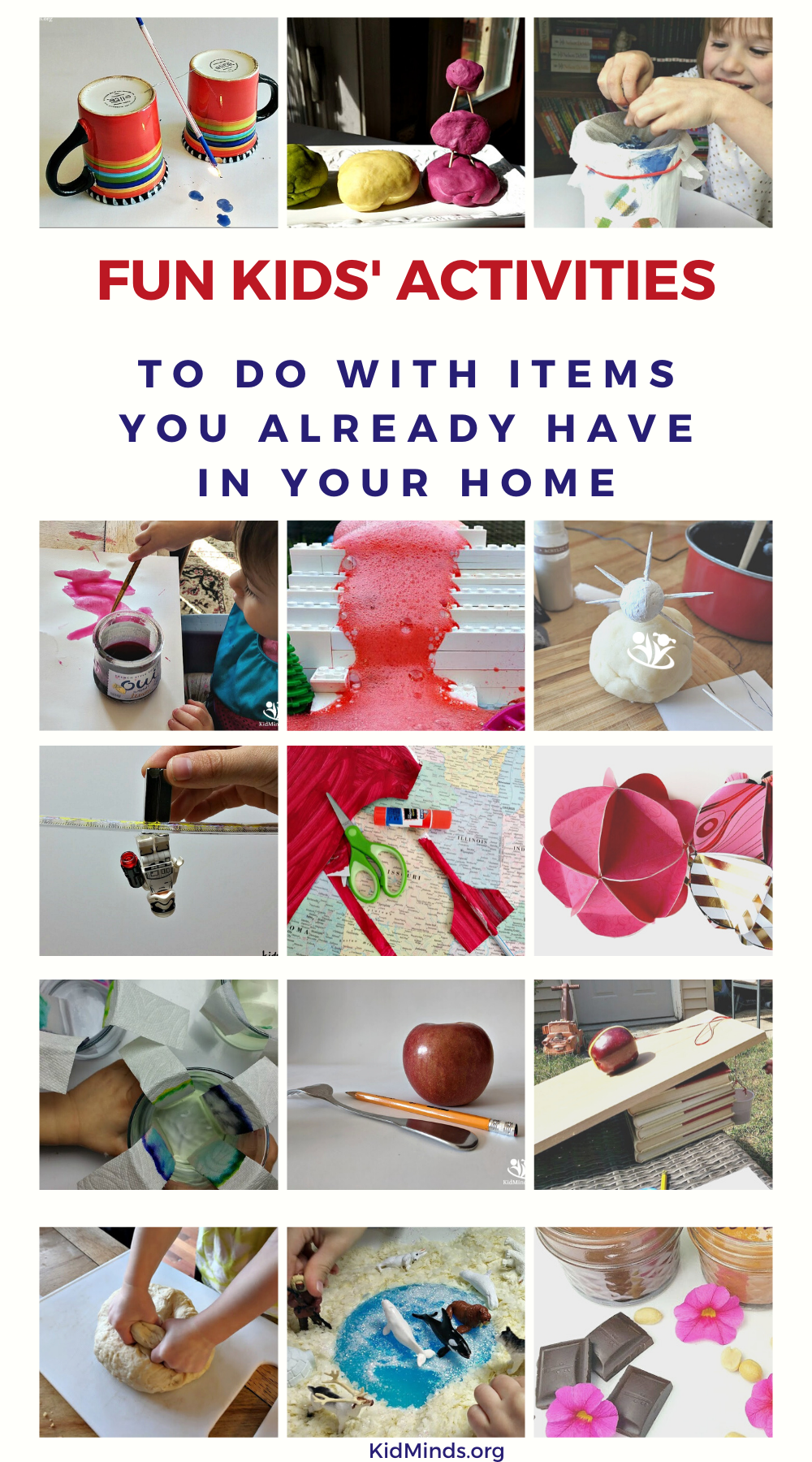 You won’t believe how many amazingly fun and educational kids’ activities you can set up using common household items! #funathomewithkids #earlylearning #handsonlearning #formoms #kitchenscience #STEAM #boredombusters