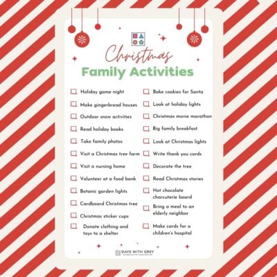 List of Christmas Family Activities