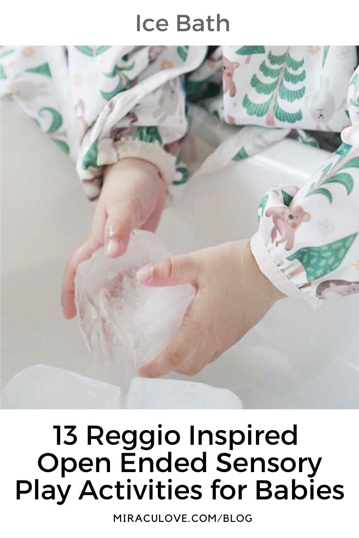 13 Reggio Inspired Open Ended Sensory Play Activities for Babies