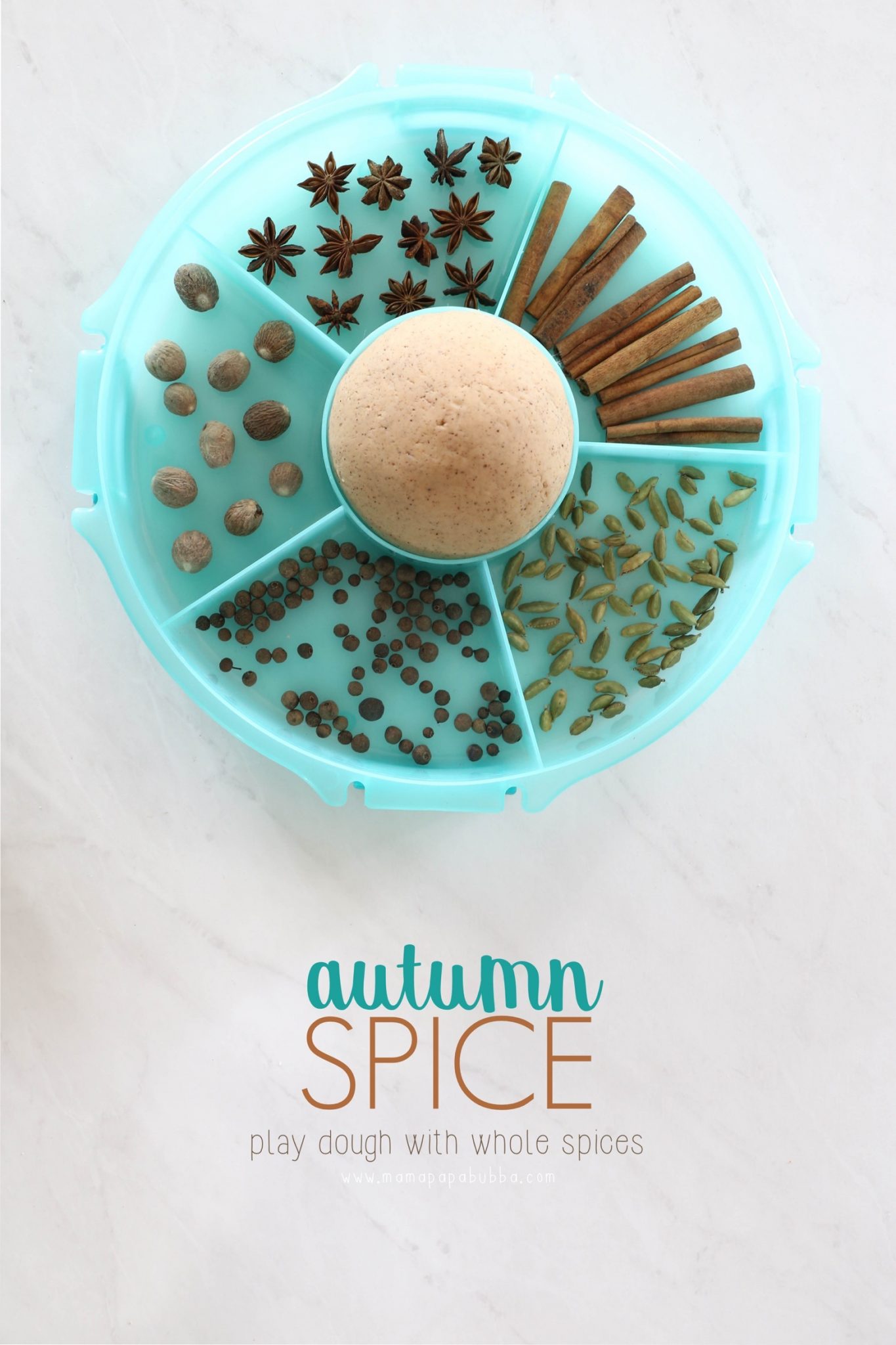 Autumn Spice Play Dough with Whole Spices | Mama Papa Bubba