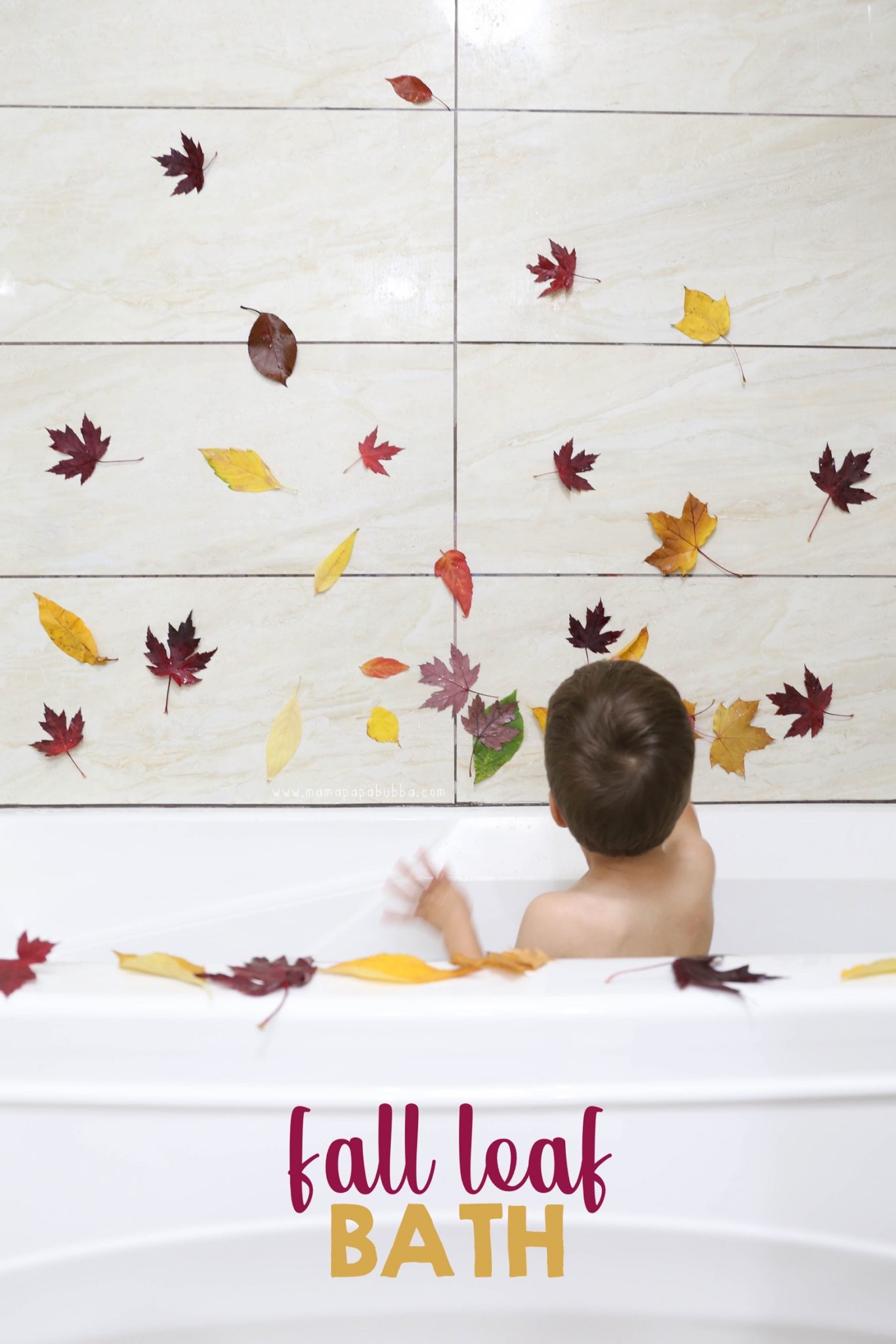 Fall Leaf Bath | Mama Papa Bubba