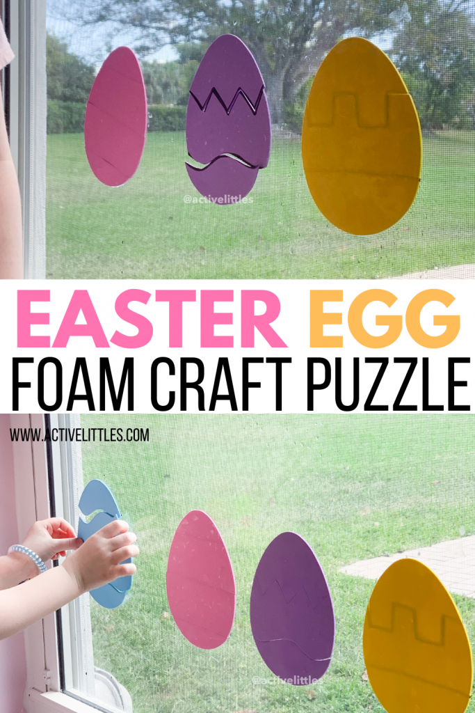 easter egg foam craft puzzle