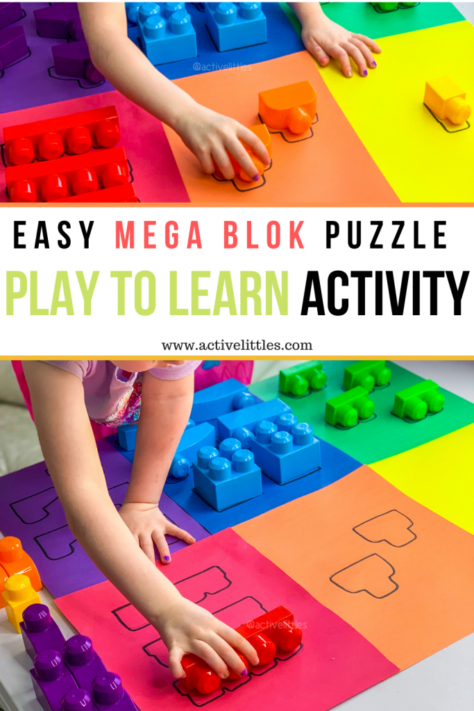 play to learn puzzle diy activity