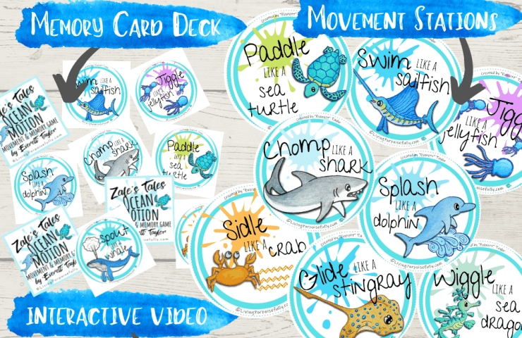 Ocean Motion Sea Life Movement Game for Kids - Zale's Tales by Everett Taylor