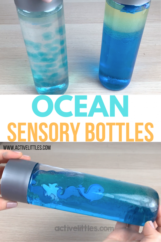 ocean themed sensory bottles