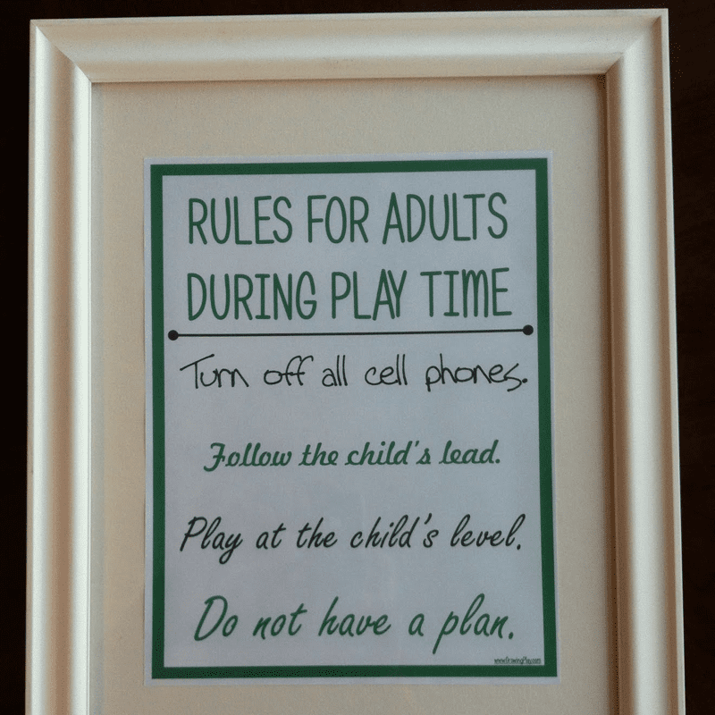 The Rules for Adults During Play Time: Highly Recommended by playmeo
