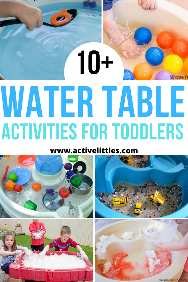 water table activities for toddlers