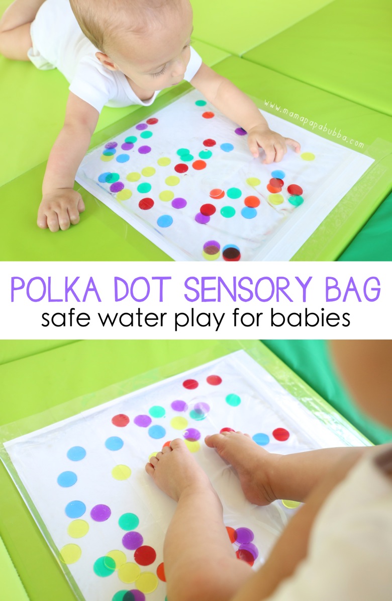 Polka Dot Sensory Bag for Baby | Mama Papa Bubba
