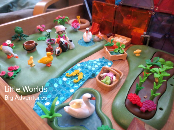 How to Create a Loose Parts Small World with Toys