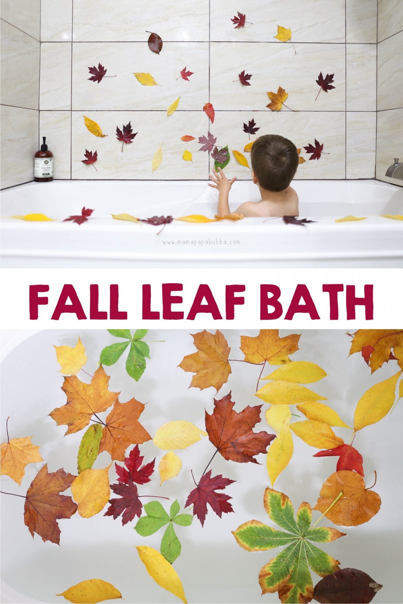 Autumn Leaf Bath | Mama Papa Bubba