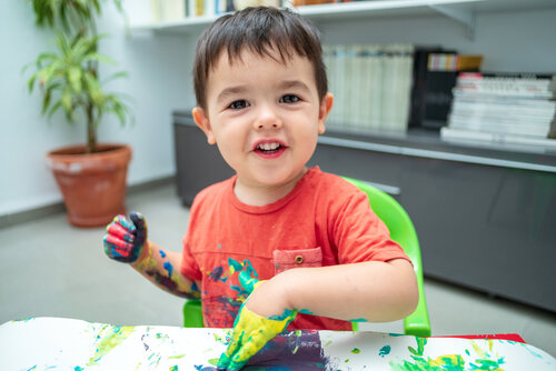 Unusual Paint Brushes: Simple Process Art Projects for Toddlers and Preschoolers