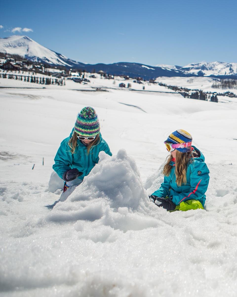 Winter Activities Make Snow Monsters