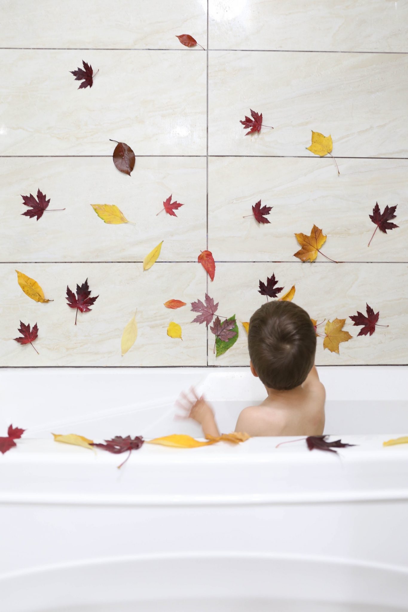 Fall Leaf Bath | Mama.Papa.Bubba.
