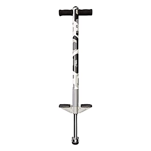 Think Gizmos Pogo Stick for Kids Ages 5 and Up & Between 40 to 80 Pounds - Master This Foam Covered Kids Pogo Stick for Beginners (White)
