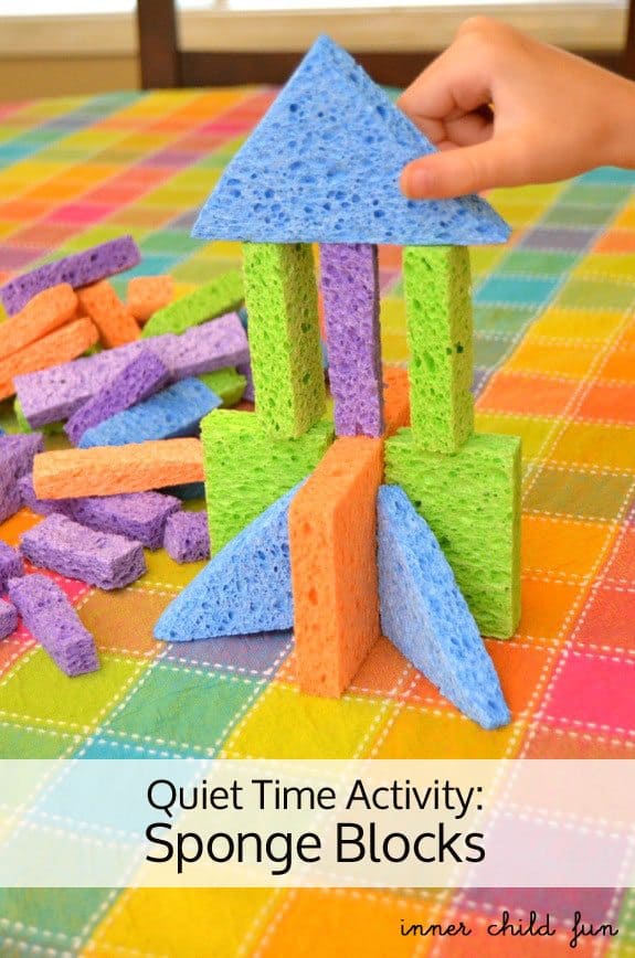 Quiet Time Activity: Sponge Blocks